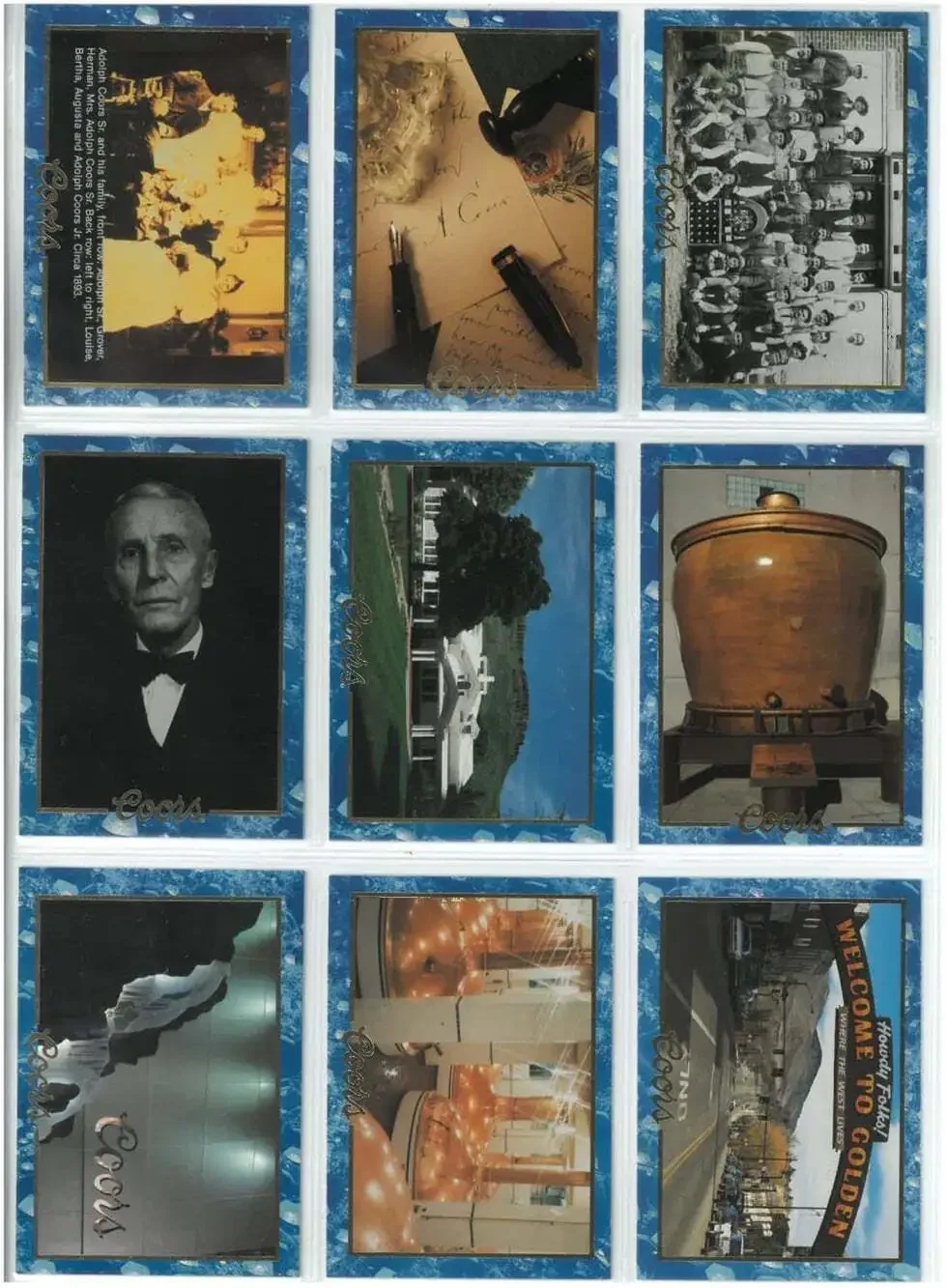 1995 Coors Beer Collectors Cards Complete Set 1‐100 See Pics Plus Checklist